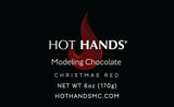 HOT HANDS CHRISTMAS RED Modeling Chocolate
