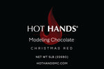 HOT HANDS CHRISTMAS RED Modeling Chocolate