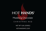 HOT HANDS CHRISTMAS RED Modeling Chocolate